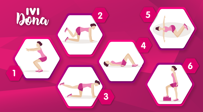 Los 6 ejercicios con los que fortalecerás piernas y glúteos [Infografía]