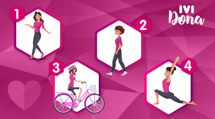 Los 4 ejercicios que reducirán tu dolor menstrual [Infografía]