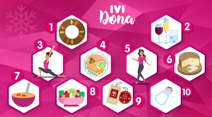 10 consejos para evitar los excesos estas navidades [Infografía]