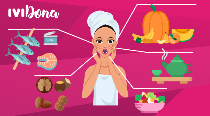¿Quieres decir adiós al acné? Prueba estos alimentos [Infografía]