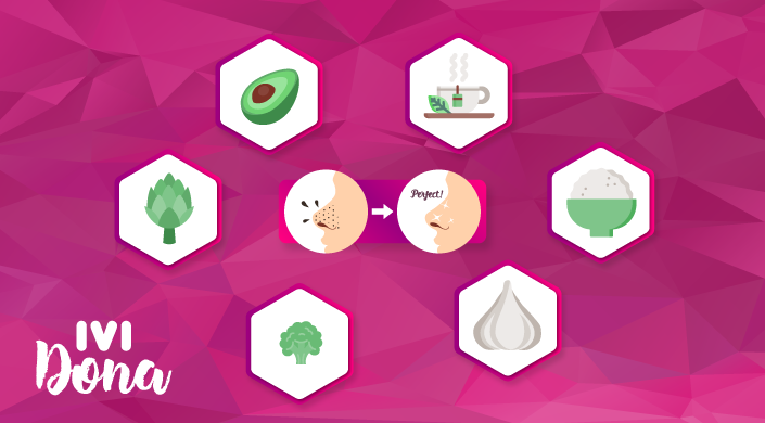 6 alimentos para evitar el acné [Infografía]