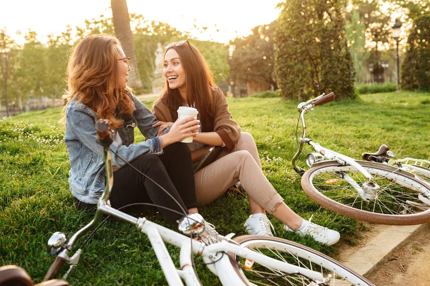 Mujeres quedada bicicletas