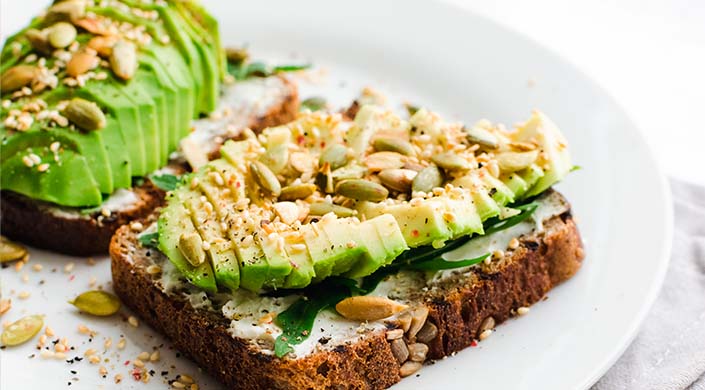 alimentos con ácido fólico aguacate